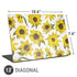 Cat Coq Sunflower Acrylic Universal Laptop 13in (10.6 x 7.6in) Skin